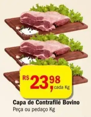 Capa de Contrafilé Bovino Peça ou pedaço Kg