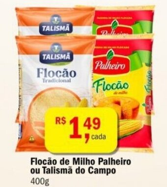 Flocão de Milho Palheiro ou Talismã do Campo 400g