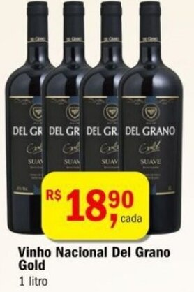 Ultrabox Vinho Nacional Del Grano Gold oferta