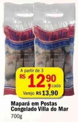 Mapará em Postas Congelado Villa do Mar 700g
