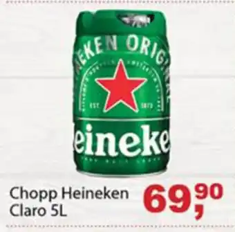 Ourinhos Hipermercado Chopp Heineken Claro 5L oferta