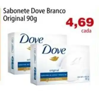 Sabonete Dove Branco Original 90g