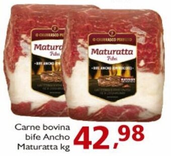 Supermercados ABC Carne bovina bife Ancho Maturatta kg oferta