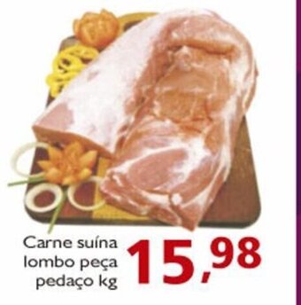Supermercados ABC Carne suína lombo peça pedaço kg oferta