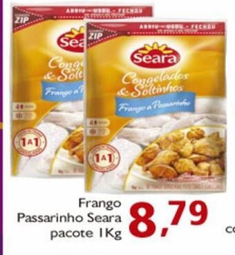 Supermercados ABC Frango Passarinho Seara pacote 1Kg oferta