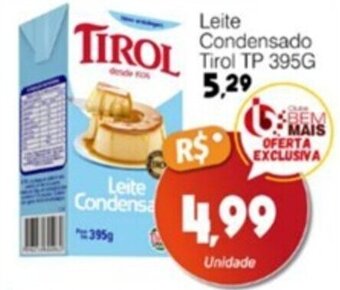 Supermercado Bem Barato Leite Condensado Tirol TP 395G oferta