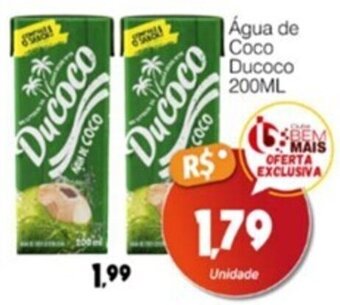 Supermercado Bem Barato Água de Coco Ducoco 200ML oferta