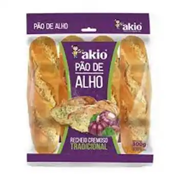 Pão de alho akio com 300g