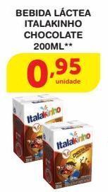 Roldão Bebida láctea italakinho chocolate 200ml oferta