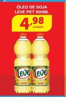 Roldão Óleo de soja leve pet 900ml oferta