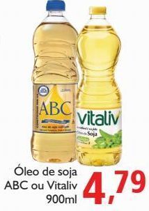 Óleo de soja abc ou vitaliv 900ml
