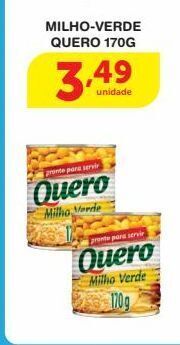 Roldão Milho verde quero 170g oferta