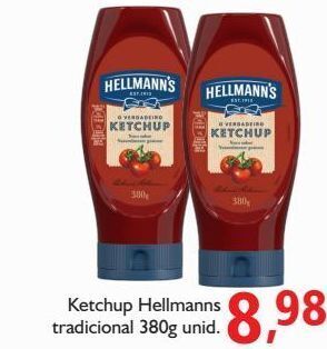 Supermercados ABC Ketchup hellmann's 380g oferta