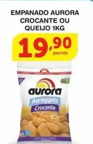 Roldão Empanado aurora crocante ou queijo 1kg oferta