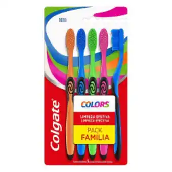 Nordestão Escova colgate l efet colors c/5 media . oferta