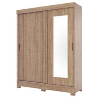 Benoit Guarda roupas / roupeiro henn be309 2 portas de correr com espelho 200x159x48cm oferta