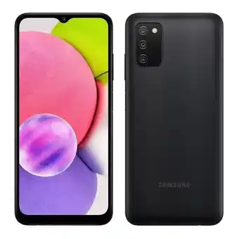 Smartphone galaxy a03s, 64gb, tela 6.5, câmeras 13mp+2mp+2mp, preto, sm-a037m, samsung
