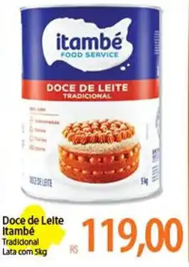 Atacadão Doce de Leite Itambé Tradidonal Lata com 5kg oferta