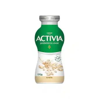 X Supermercados Iogurte líquido de aveia activia 170g oferta