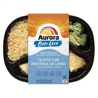 X Supermercados Filé de tilápia com manteiga de limão congelado aurora 310g oferta