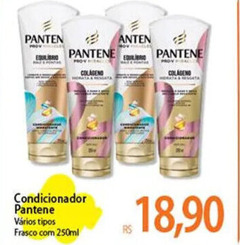 Atacadão Condicionador Pantene Vários tipos Frasco com 250ml oferta