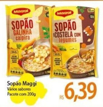 Atacadão Sopáo Maggi Vários sabores Pacote com 200g oferta