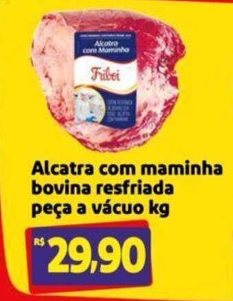 Alcatra com maminha bovina resfriada peça a vácuo kg