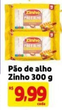 Extra Supermercado Pão de alho Zinho 300 g oferta