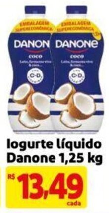 Extra Supermercado logurte líquido Danone 1,25 kg oferta