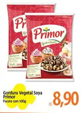 Atacadão Gordura Vegetal Soya Primor Pacote com 500g oferta