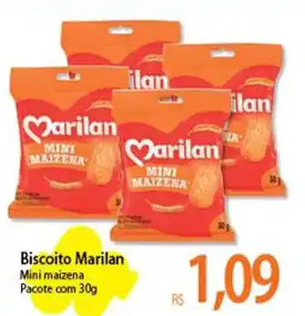 Atacadão Biscoito Marilan Mini maizena Pacote com 30g oferta