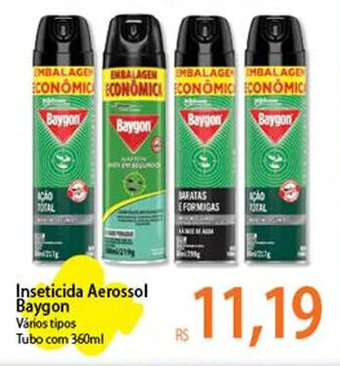 Atacadão Inseticida Aerossol Baygon Vários tipos Tubo com 360ml oferta