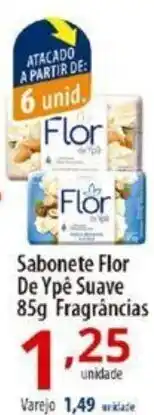 Akki Atacadista Sabonete Flor De Ypê Suave 85g Fragrâncias oferta