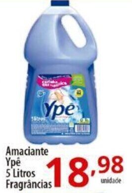 Akki Atacadista Amaciante Ypê 5 Litros Fragrâncias oferta