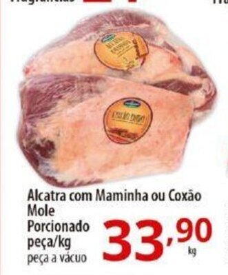 Akki Atacadista Alcatra com Maminha ou Coxão Mole Porcionado peça/kg peça a vácuo oferta