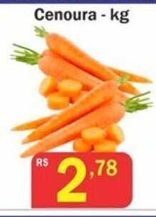 Supermercados Pedroso Cenoura 1kg oferta