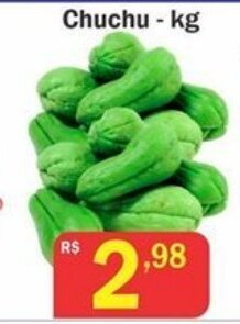 Supermercados Pedroso Chuchu 1kg oferta