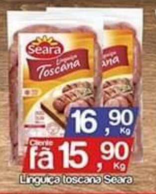 Supermercados Gricki Linguiça toscana Seara kg oferta