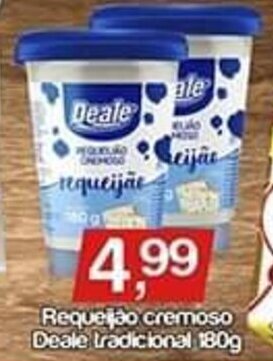 Requeijão cremoso Deale tradicional 180g