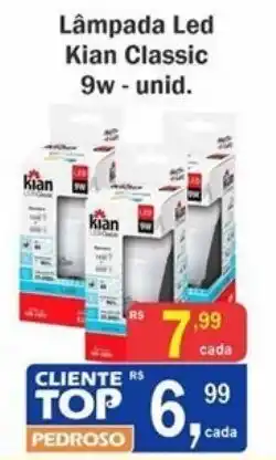 Lampada Led Kian Classic 9w unid
