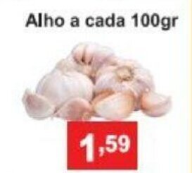 Calvo Atacadista Alho a cada 100g oferta