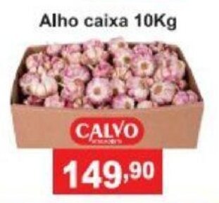 Alho caixa 10kg