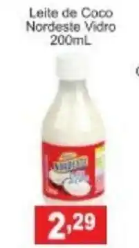 Calvo Atacadista Leite de Coco Nordeste Vidro 200ml oferta