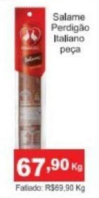 Calvo Atacadista Salame perdigao Italiano peca oferta