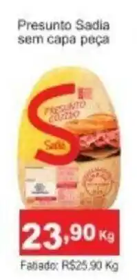 Calvo Atacadista Presunto Sadia sem capa peca oferta