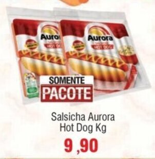 Salsicha Aurora Hot Dog Kg