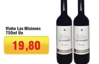 Cercadão Vinho Las Misiones 750ml Un oferta