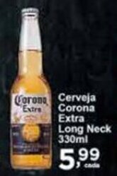 Rossi Supermercado Cerveja Corona Extra Long Neck 330ml oferta