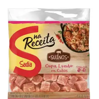 Super Lagoa Copa lombo em cubos 400g sadia na receita oferta
