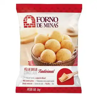 Pão de queijo forno de minas tradicional kg